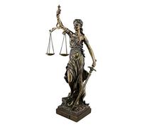 Veronese Diosa Griega Antigua Themis/Blind Lady Justice (Estatua Decorativa de Bronce/Resina/Escultura 50cm / 19.68in)