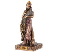 Veronese - Figura decorativa en miniatura de la diosa griega Hera, pintada con color bronce