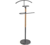 Versa Holstebro: Perchero moderno y multifuncional para caballeros, con 2 ganchos o soportes para ropa de hombre o mujer. Dimensiones (alto x ancho x profundidad): 112 x 28,8 x 46,5 cm. Fabricado en m