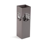 Paragüero Versa Árbol de la Vida Gris Metal Hierro 15 x 49 x 15 cm