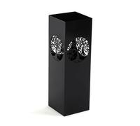Versa Paragüero Árbol de la Vida Negro Metal Hierro 15 x 49 x 15 cm