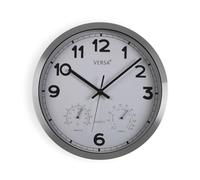 Versa Reloj de Pared Blanco Aluminio (4 x 30 x 30 cm)