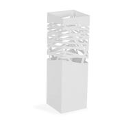 Versa Rulo Paragüero para la Entrada, Habitación o Hall, Porta paraguas moderno, , Medidas (Al x L x An) 49 x 15,5 x 15,5 cm, Metal, Color Blanco