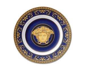 Versace Plato pequeño Versace Medusa Blue 18 cm