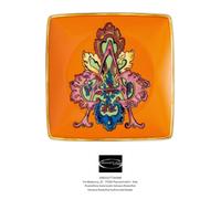 Versace Rosenthal - Holiday Alphabet - A - Tazón Cuadrado Plano 12 X 12