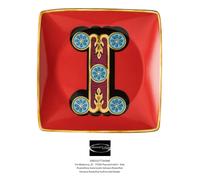 Versace Rosenthal - Holiday Alphabet - I - Tazón Cuadrado Plano 12 X 12