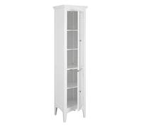 Versanora Columna Armario de Baño Mueble de Baño de la Pared Blanco Moderno Madera TeamsonELG-588