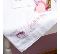 Vervaco - Juego de 2 Toallas de baño, diseño de Hello Kitty, Multicolor