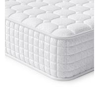 Vesgantti Colchón de 24 cm de Altura, H3, 80 x 200, Resistencia Media, 7 Zonas, colchón ortopédico de muelles ensacados con Certificado Öko-Tex (Blanco, Parte Superior Ajustada)