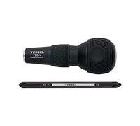 VESSEL BALL GRIP - Destornillador intercambiable de punta hexagonal de 1/4 pulgadas (+1, +3 y +2) SET 220W123J)