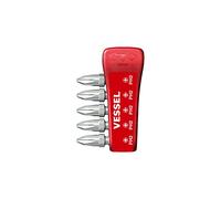 VESSEL Brocas de torsión de bola de impacto PH2X30 5 piezas con soporte de carga MAG (IBMG30PH2K5)
