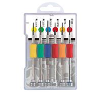 VESSEL Juego de destornilladores de precisión TD-56Y Microstix/Torx/Torx Plus Penta/Ph