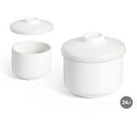 VESSIA Azucarero de Porcelana Blanca 240ml