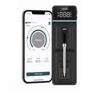 Vesta Precision Vestemp BP20 Termómetro de Carne Inalámbrico para Barbacoa | Sonda de Cocción Inteligente con Bluetooth y Wi-Fi, Pantalla LED, Apto para Lavavajillas, Batería de 72h, Triple Sensor