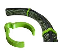 Vestigia® - Clips de manguera de cable compatible con Festool CT CTL Mini/Midi - Pinzas Para Manguera Extractora De Polvo D27 D36, Succión Antiestática (D36-38/43mm, Verde)