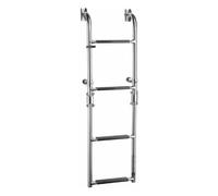 Escalera de baño plegable de acero inoxidable VETUS, montaje en cubierta, 445-905 mm | SLF4A