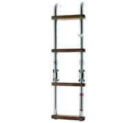 Vetus Escalera De Baño Inox Teca 4 Peldaños