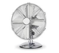 VeVentilador de Mesa Vintage Metálico de 16 Pulgadas, 50W de Potencia con 4 Aspas, Oscilación Lateral y Motor de Cobre, Silencioso para Hogar y Oficina - Maxia market