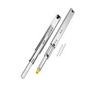 VEVOR 1 Par de Correderas para Cajones de Extensión Completa, Capacidad Carga 113,4 kg, Rodamiento de Bolas con Riel Deslizante para Cajones de Montaje Lateral con Bloqueo, 500 x 53 x 19,5 mm