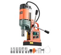 VEVOR 1450 W Taladro Magnético, Diámetro de Perforación 50 mm, Fuerza de 13000 N, Taladro Magnético Portátil con 6 Brocas, Velocidades Ajustables, Herramienta Industrial para Superficies Metálicas