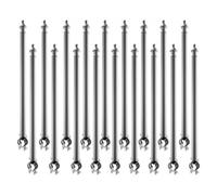 VEVOR 18 PCS Extensiones de Cerca de Alambre de Cadena, Extensor de Poste Galvanizado de Cerca de 69,5 cm, Soporte en U Brazo Extensible de Alambre de Púas para Evitar que Las Mascotas Salten