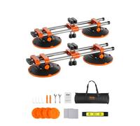 VEVOR 2 PCS Herramientas para Unir Juntas de Granito con Ventosas de 152 mm y Bolsa de Herramientas Herramienta para Nivelar Juntas para Instalar Encimeras de Baldosas, Piedra y Losas de Mármol