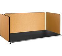 VEVOR, 3 separadores de escritorio, 152x61 cm + 1 separador de escritorio, 61x61 cm. Separador acústico de escritorio, fabricado en fibra de poliéster, para proteger la privacidad. Rango de frecuencia
