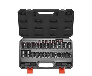 VEVOR 31 PCS Juego de Vasos Torx y Vasos Torx Externos, T8-T70 y E4-E24, Acero de Aleación S2 y Acero Cr-V, Impulsores de 1/4", 3/8" y 1/2", con Adaptador y Estuche de Almacenamiento Mejorado