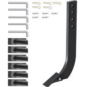 VEVOR 5 PCS Vástago de Hoja de Caja, Vástago Escarificador de 464 mm, Vástago Raspador de Caja de 4 Agujeros, Vástago Desgarrador con Dientes y Pasadores Cónicos Extraíbles, Conjunto de Vástagos