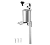 VEVOR Abrelatas, Abrelatas Manual de Sobremesa para Latas de hasta 40 cm de Altura, Acero Fundido, Altura Ajustable con Tornillos, para Restaurantes y Tiendas de Comestibles, 235 x 100 x 740 mm