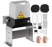 VEVOR Abridor de Puerta Corredera 817 kg con 2 Controles Remotos Kit de Hardware para Operador de Puerta para Seguridad Velocidad de Desplazamiento 13 m/Min Motor Eléctrico para Puerta Corredera
