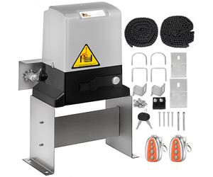 VEVOR Abridor de Puerta Corredera 817 kg con 2 Controles Remotos Kit de Hardware para Operador de Puerta para Seguridad Velocidad de Desplazamiento 13 m/Min Motor Eléctrico para Puerta Corredera