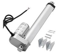 VEVOR Actuador Lineal 12 V, 203,2 mm, con 15 mm/s y 1000 N de Velocidad, Protección IP54 y Soporte de Montaje para Escritorios Elevadores, Sillones Reclinables y Abridores de Ventanas y Puertas