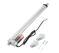 VEVOR Actuador Lineal de 12 V, Actuador de Movimiento Lineal de 400 mm 330 lbs/1500 N 5 mm/s con Soporte de Montaje y Protección IP54 para Muebles, Sistemas de Automatización, Equipos Mecánicos