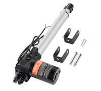 VEVOR Actuador Lineal de 12V, Actuador de Movimiento Lineal de Alta Resistencia 250mm 6000N 5mm/s con Soporte de Montaje y Protección IP44 para Puertas Eléctricas, Maquinaria Industrial, Barcos, Carga