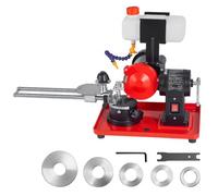 VEVOR Afiladora de Discos de Sierra Circular 370 W 2890 RPM, con Muela de 125 mm, Depósito de Agua y Centradores de Sierra para Hojas de 80 a 700 mm, Ajuste de Ángulo para Taller Bricolaje Carpintería