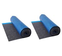 VEVOR - Aislamiento para suelos, 37,2 m², lámina de 3 mm para suelos laminados con barrera de vapor integrada, resistente película de fibra y PE, que proporciona aislamiento acústico y reduce el ruido