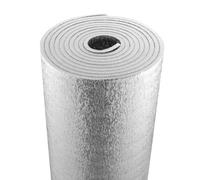 VEVOR Aislamiento Térmico Reflectante Doble Rollo de Aislamiento Barrera Radiante 7,62x1,22 m Núcleo de Espuma EPE Grosor de 15,1 mm Lámina de Aluminio de Doble Cara para Ventana, Techo de RV
