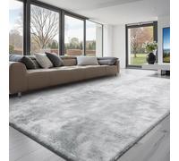 VEVOR Alfombra de Pelo Largo Rectangular, 2743 x 3658 mm, Mullida, de Triple Capa, 35 mm Altura, Ideal para Salones Grandes, Cine en Casa y Zonas de Estar, Suave y sin Pelusa, Fácil de Limpiar