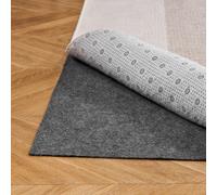 VEVOR Alfombrilla Antideslizante para Alfombras 152,4 x 213,36 cm, Base Antideslizante con Doble Superficie de Fieltro y Agarre de Goma, Protege Suelos y Mantiene Alfombras en Su Lugar, Gris Claro