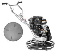 VEVOR, alisador de concreto motorizado, 61 cm (24 pulgadas), con placa deslizante, motor de gasolina de 5,5 CV para superficies de concreto lisas, alisador de concreto comercial pesado con cuchilla de