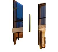 VEVOR Apliques de pared de Villa, 2 Piezas, Tira Larga de 80 x 8 x 5 cm, Apliques de Pared Modernos, Blanco Cálido de 3000 K, IP65 Resistente al Agua, Antioxidante, para Patio, Casa, Porche, Garaje