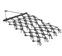 VEVOR, arado de arrastre, 5 x 4,5 pies, cultivador de cadenas duradero con 60 dientes afilados, adecuado para ATV, UTV y tractores, ideal para la preparación del suelo, la siembra, el nivelado de terr