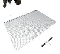 VEVOR, arado de arrastre, 5 x 4,5 pies, cultivador de cadenas duradero con 60 dientes afilados, adecuado para ATV, UTV y tractores, ideal para la preparación del suelo, la siembra, el nivelado de terr