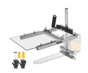 VEVOR Aserradero de Motosierra Móvil, Aserradero para Vigas de Tablones de 41-51 cm, Guía de Corte Transversal de Madera con Protector, Grosor de Corte 0,508 a 29,99 cm, 405 x 315 x 467 mm, Plata