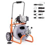 VEVOR Automático75FT 3/8IN 1800rpm Desbloqueador de Tuberías