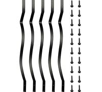 VEVOR Balaustres de Cubierta, Paquete de 51, Husillos de Metal para Cubiertas 82 x 2,5 cm, con Tornillos, para Cubiertas de Madera y Compuestos, Diseño Elegante para Escaleras y Porches al Aire Libre