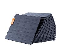 VEVOR Baldosas de Garaje Entrelazadas 25 Piezas Baldosas de PP para Suelo de Garaje 305 x 305 x 13,4 mm Textura Antideslizante de Doble Cara, para Garajes, Sótanos, Talleres de Reparación, Gris