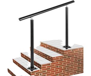 VEVOR: Barandilla para escaleras de aluminio, 3 pies, color . Ideal para entradas de casas, oficinas y hogares. Incluye una llave Allen y 8 tornillos de expansión M6