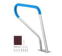 VEVOR Barandilla para Piscina 990 x 812 mm Pasamanos para Piscina de Acero Inoxidable con Placa Base Barra de Seguridad Antioxidante para Piscinas, Interiores, Exteriores, Terrazas, Spas